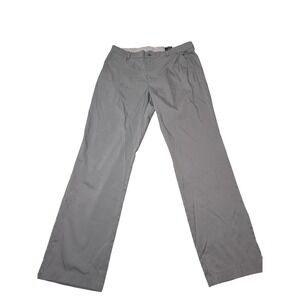 Tourney Men's Gray‎ Pleated Golf Pants Size 38/32 Polyester Spandex Blend
